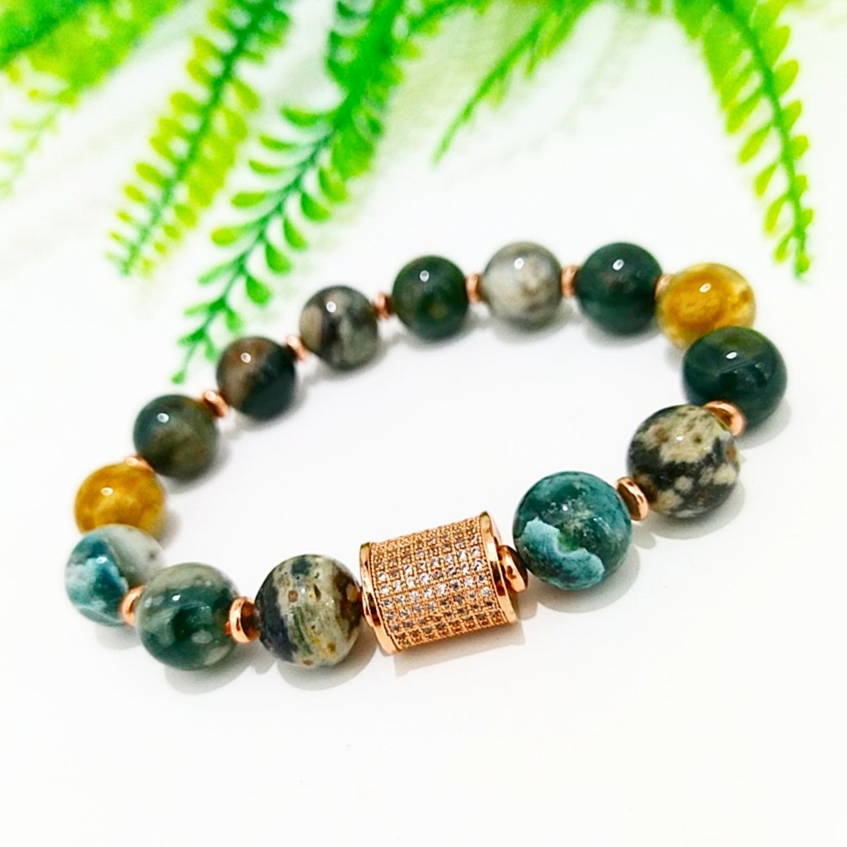 ocean jasper taşı bileklik